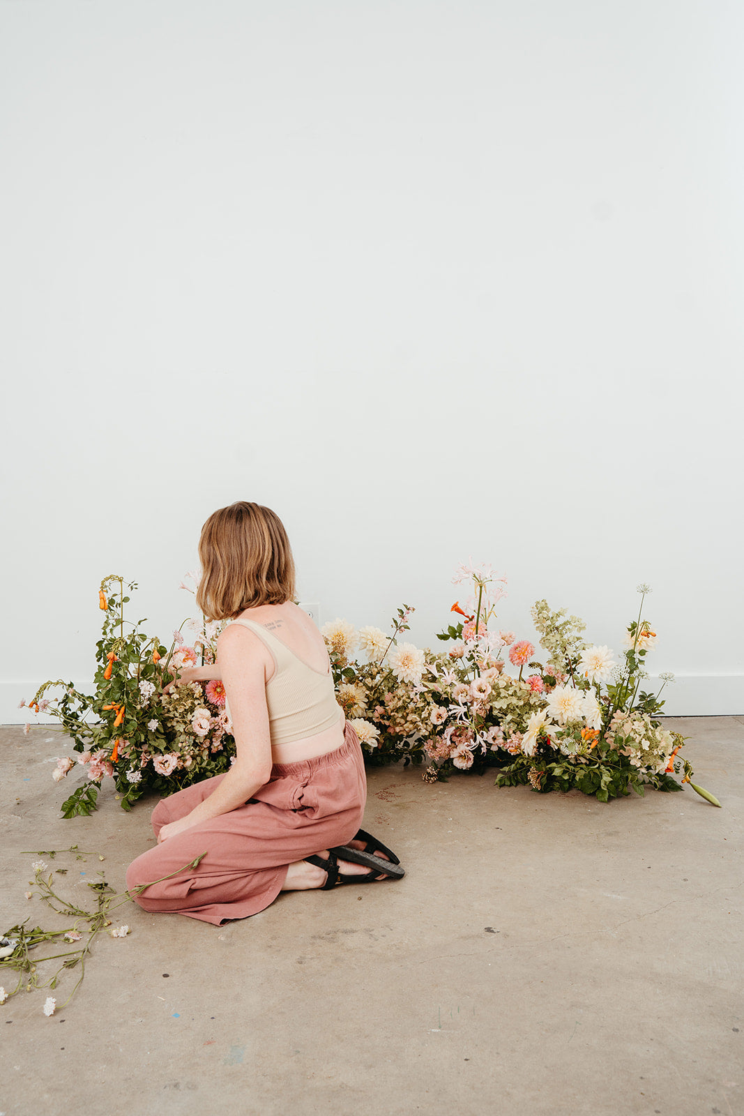Floral Ground Installation