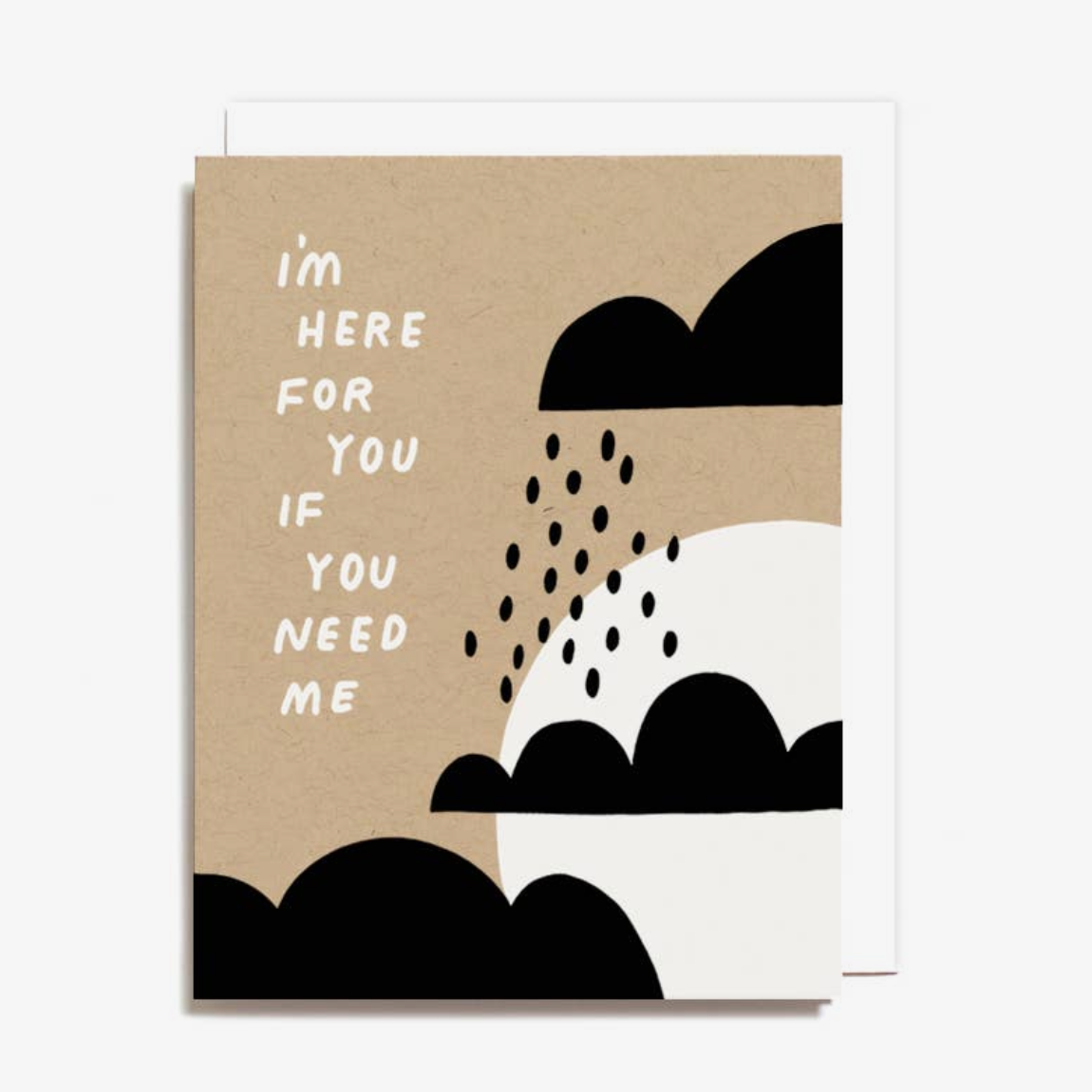 I’m Here For You If You Need Me Card