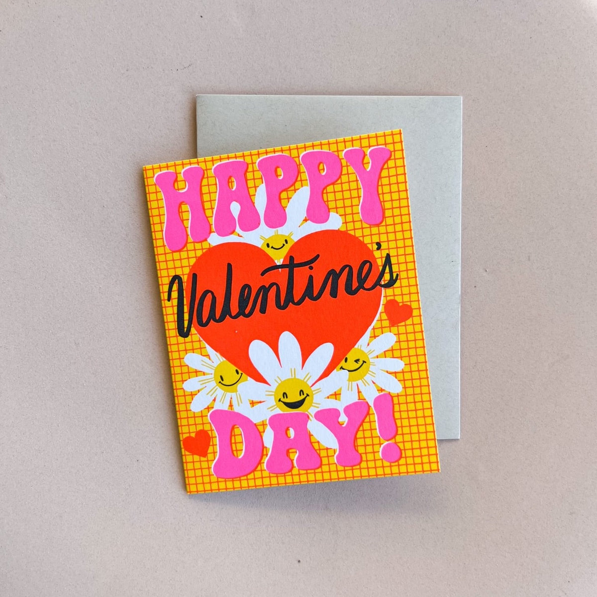 Happy Valentines Day Daisy Card