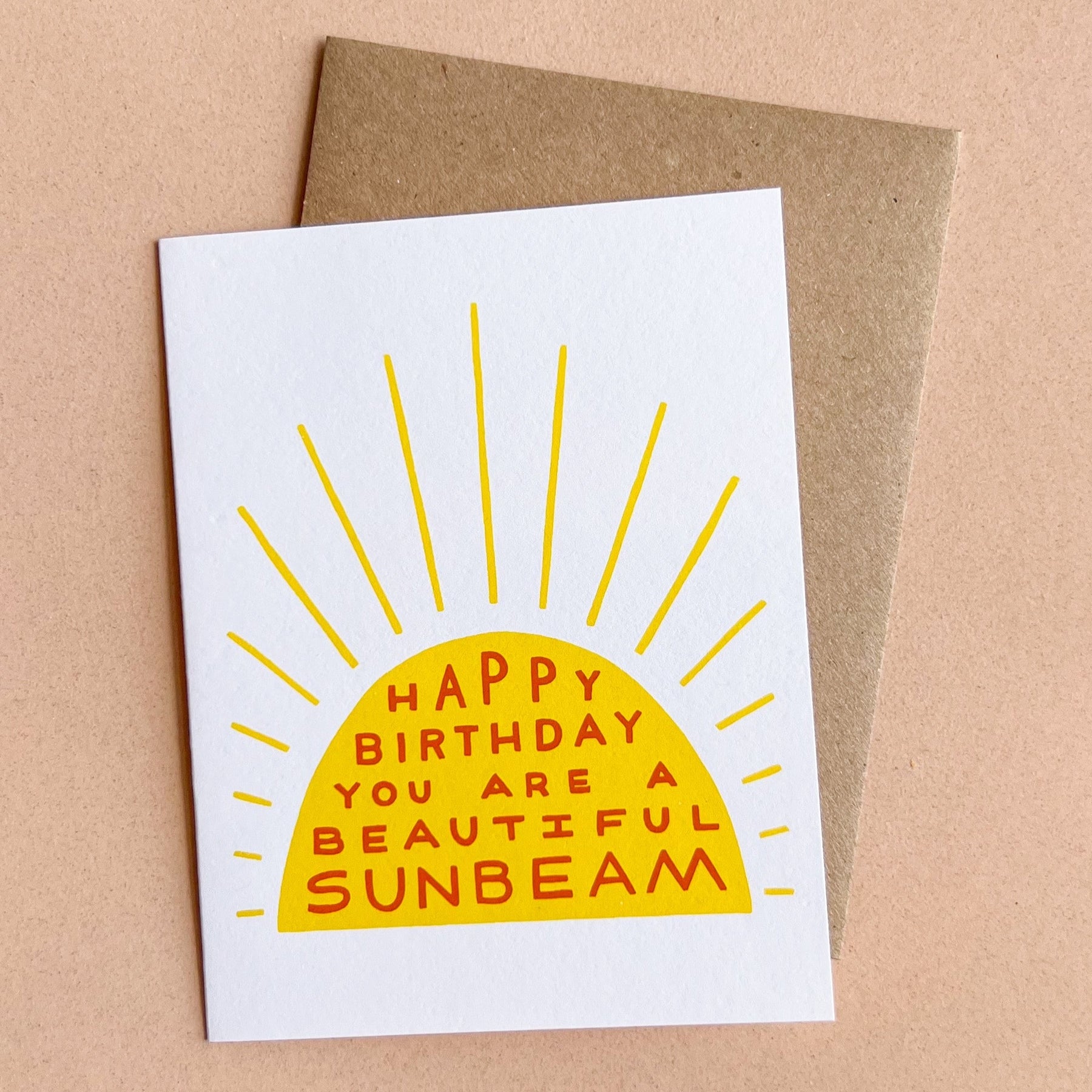 Happy Birthday Sunbeam Card